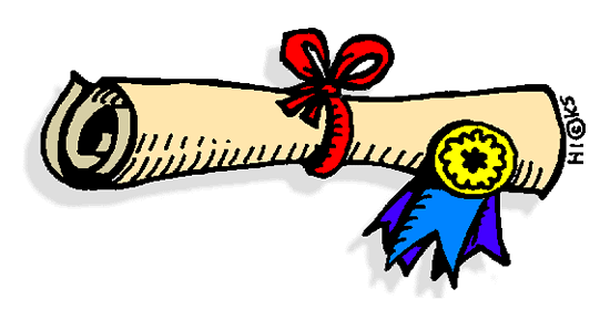 diploma (in color) - Clip Art Gallery