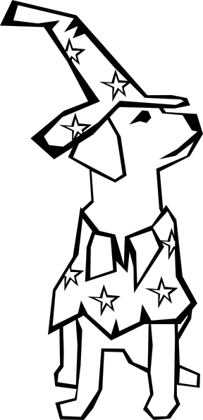 Dog Simple Drawing Clip art - Silhouette - Download vector clip ...