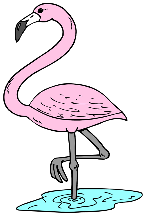 Flamingo border clipart clipart kid 2 - Clipartix