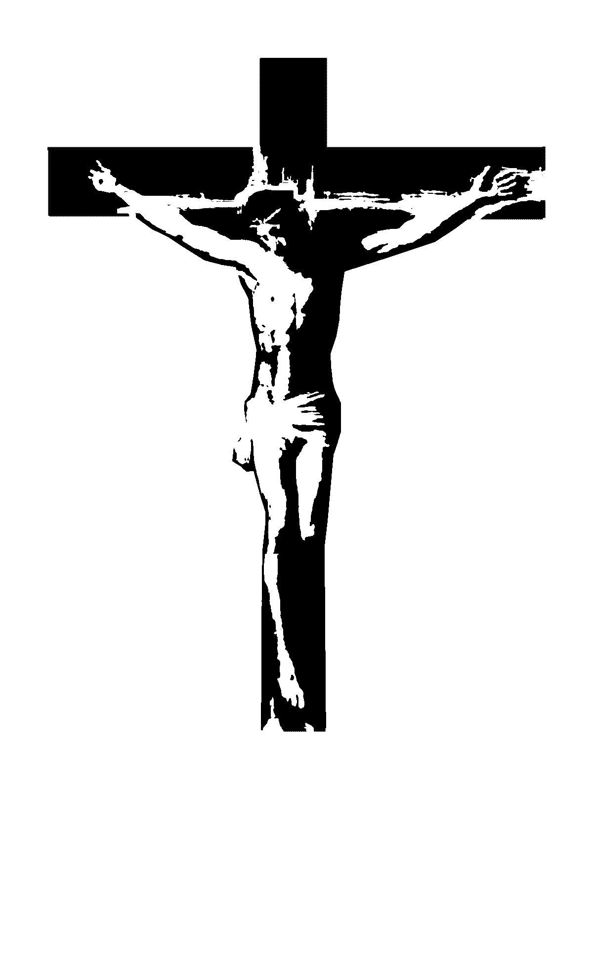 Jesus christ on the cross clipart