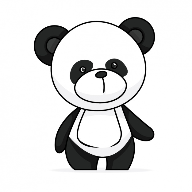 Triangle panda design Vector | Free Download