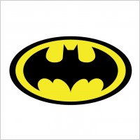 Batman logo clipart