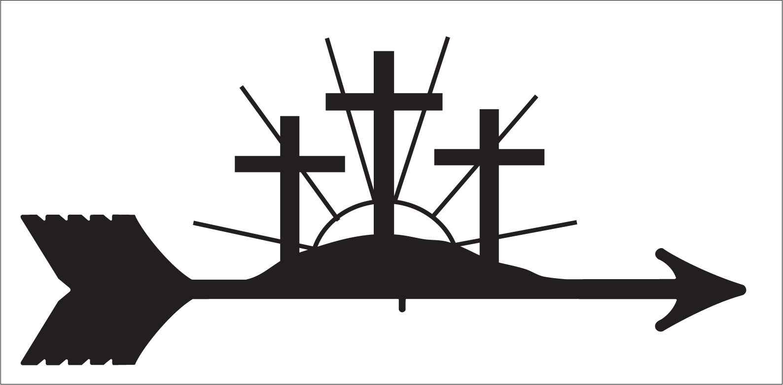 Crosses On A Hill Clipart Three Crosses Christian