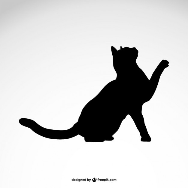 Cat silhouette Vector | Free Download