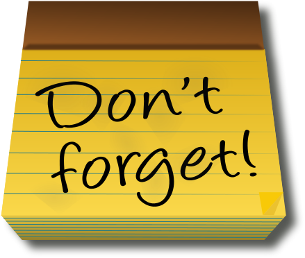 Reminder Clipart - Free Clipart Images
