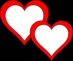 Two Hearts Overlap Clip Art | tattoo ideas | Pinterest