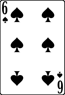 Six / 6 of Spades Clipart Picture, Six / 6 of Spades Gif, Png ...