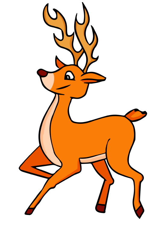 Free Cartoon Deer Clip Art