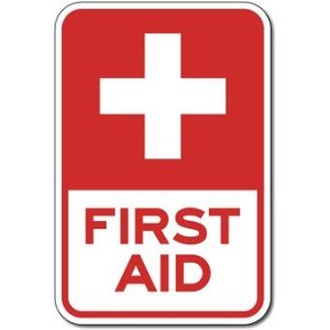 First Aid Station, Red Cross Symbol Signs - 12x18 - Amazon.