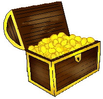 Treasure Chests Clip Art - Treasure Chests With Gold