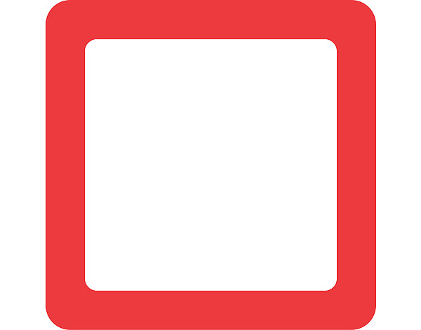 LABELS 3X3 1000/RL THICK RED BORDER by GRAINGER APPROVED VENDOR ...