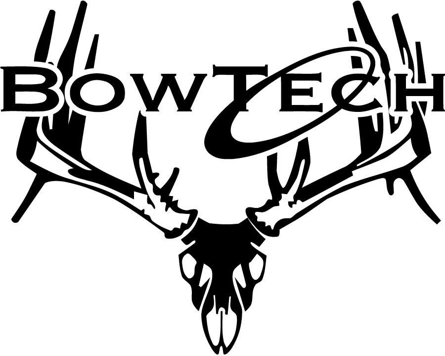 Bowtech Whitetail Buck Skull 12" Hunting Decal Sticker Truck ...