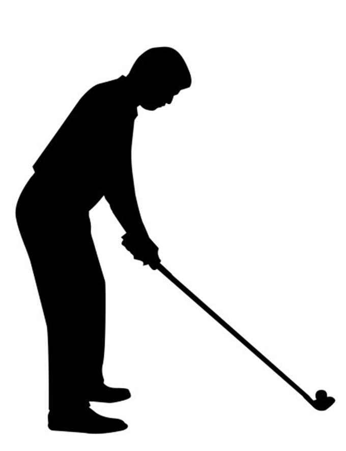 clipart man golfing - photo #36