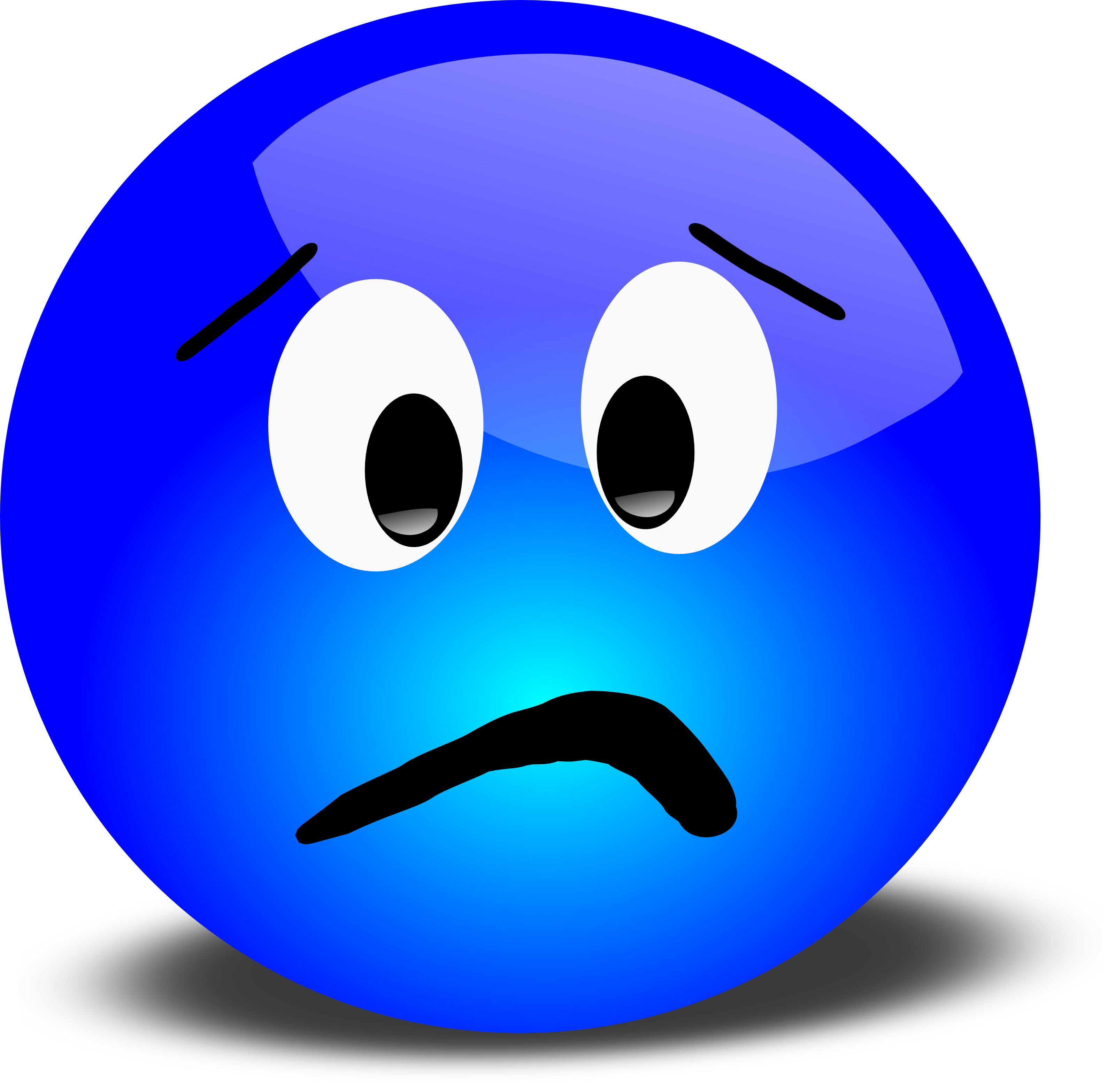 Frustrated Face Clip Art