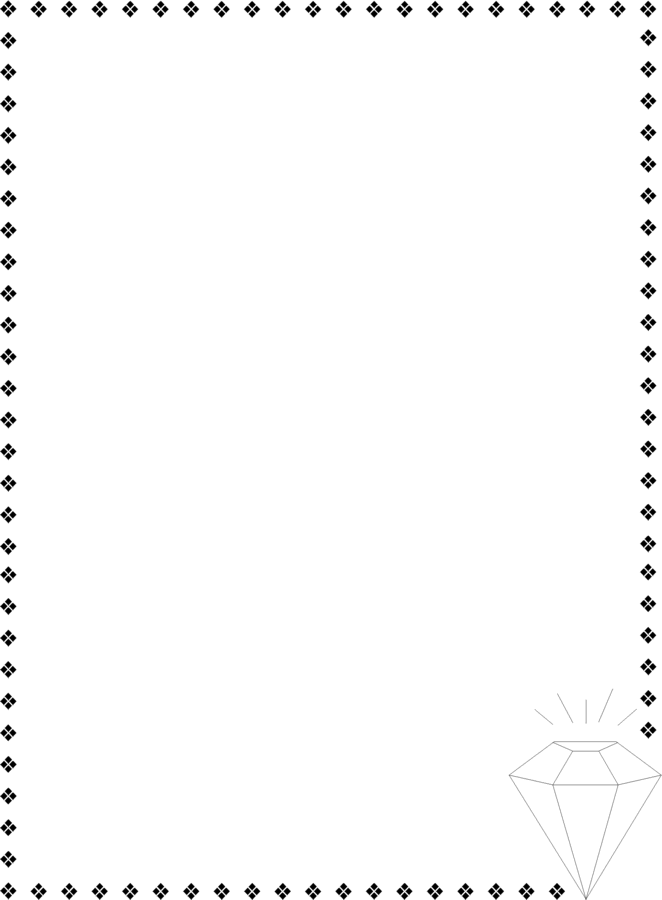 Black And White Page Borders