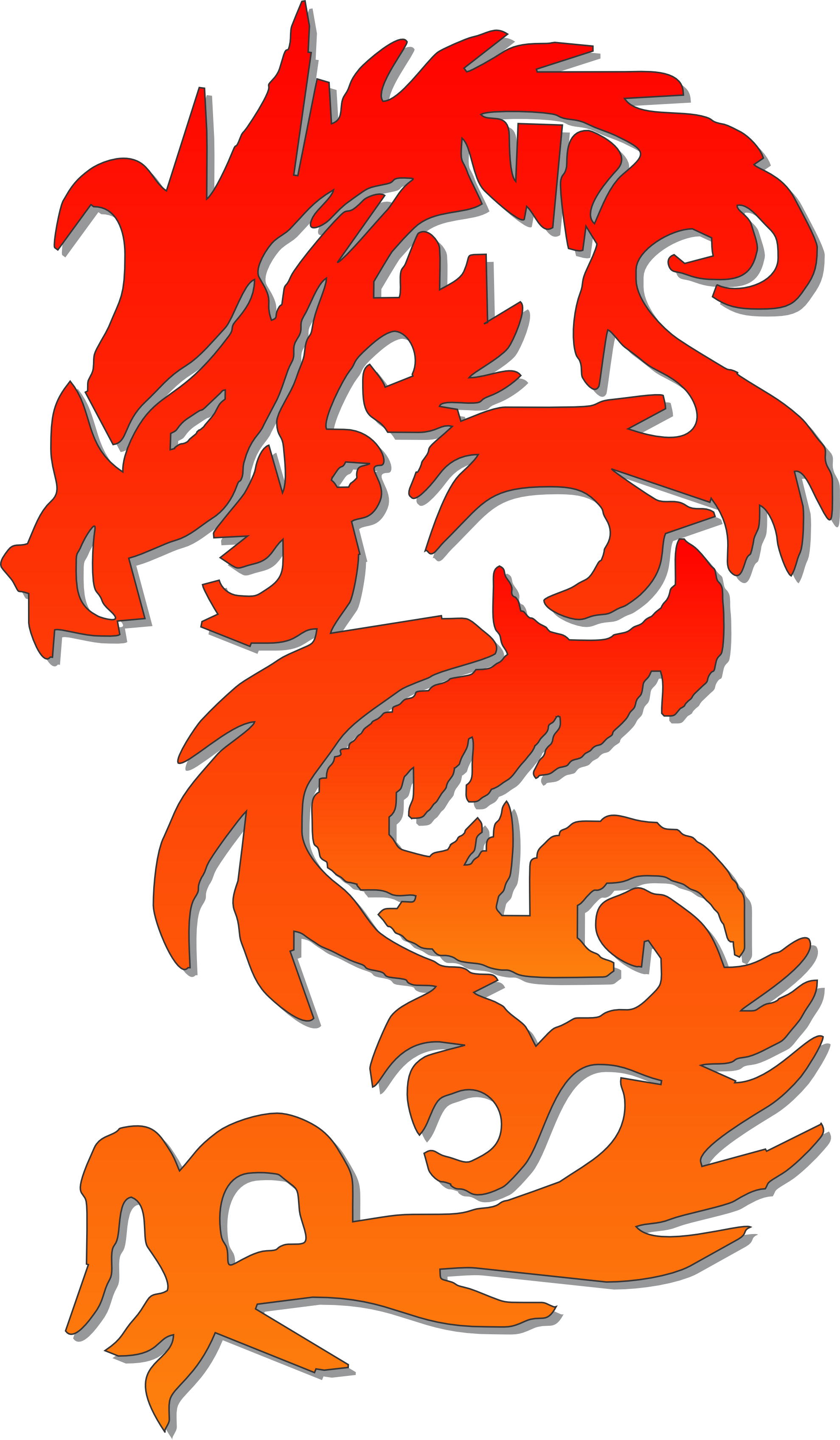 chinese dragon SVG