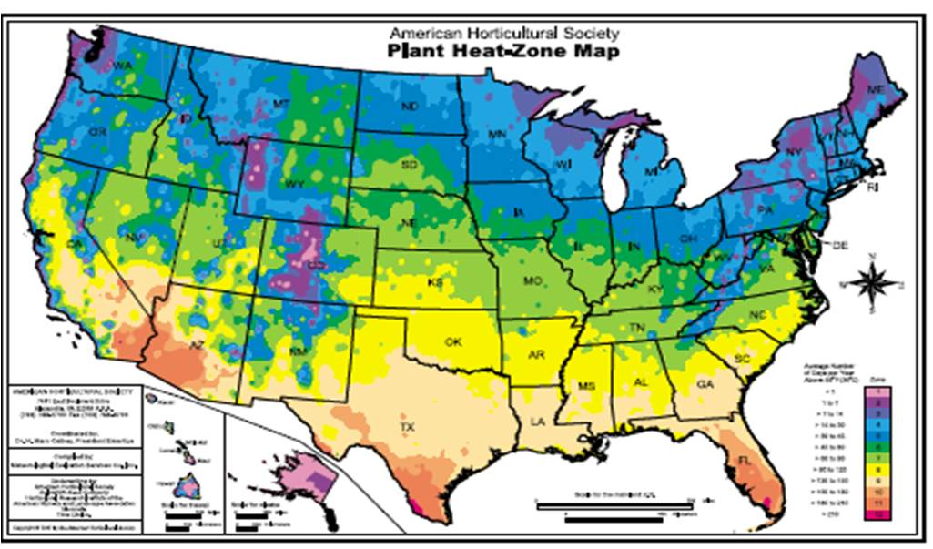 Hardiness Zone Map North America Plant Hardiness Zones