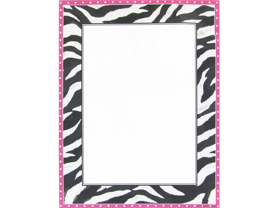 Zebra Print Border Template | Free Download Clip Art | Free Clip ...