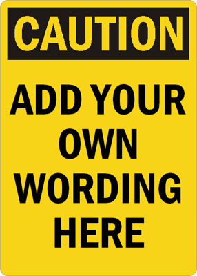 Custom Safety Signs | Free Shipping from MySafetySign