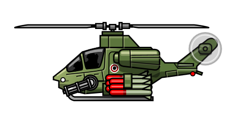 Free Cartoon Attack Helicopter Clip Art
