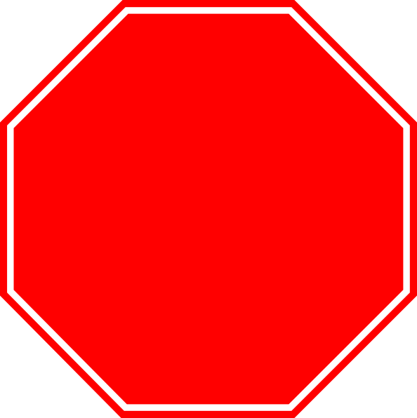 Blank Stop Sign Clipart - Free Clipart Images