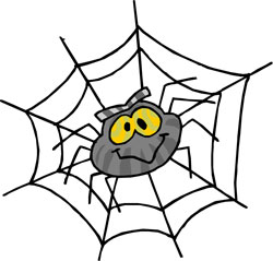Spider Web Cartoon - ClipArt Best