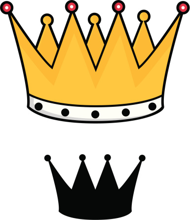 Cartoon Of The Crown Outline Clip Art, Vector Images ...