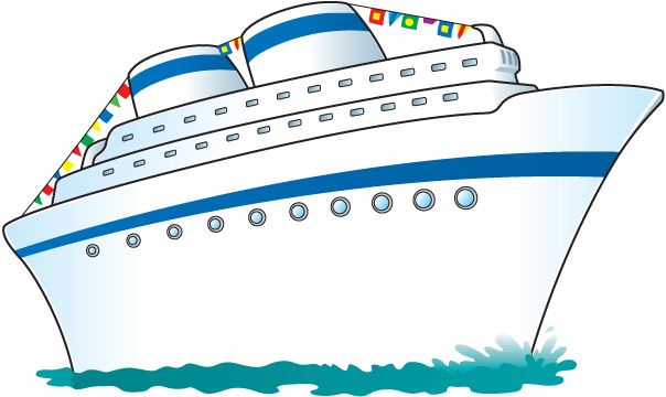Clip art cruise ships