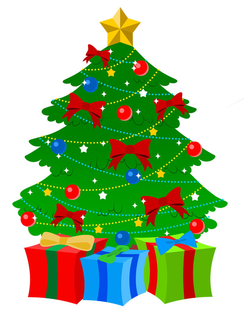 Clip Art Christmas Tree - Tumundografico