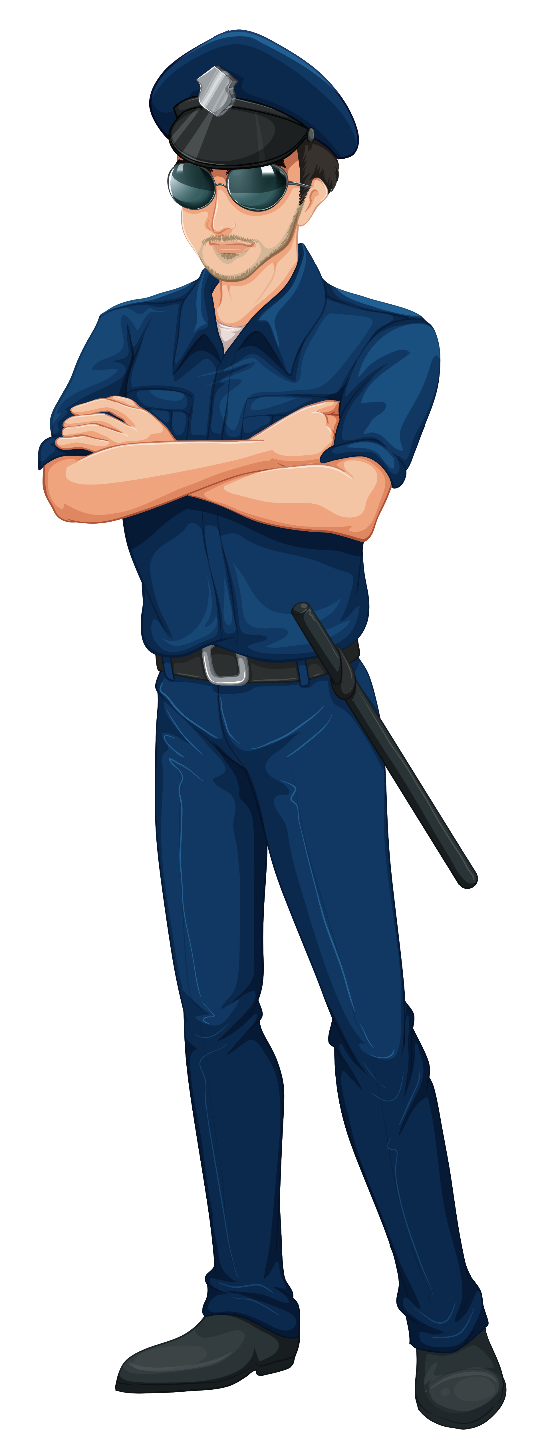 Police Man Clip Art - Tumundografico