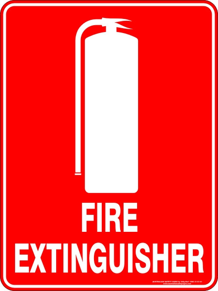 FIRE EXTINGUISHER – Australian Safety Signs