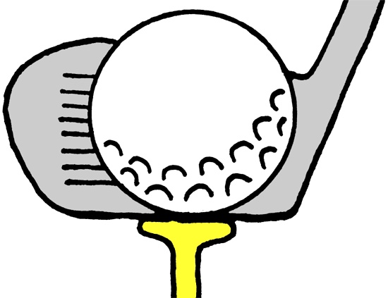 free black and white golf ball clipart - photo #36