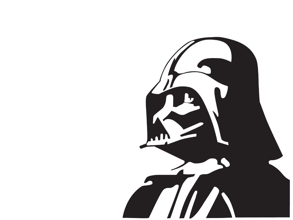 Star wars darth vader mask clipart