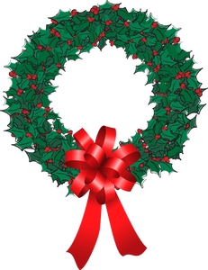 Holiday Wreath Clip Art - ClipArt Best