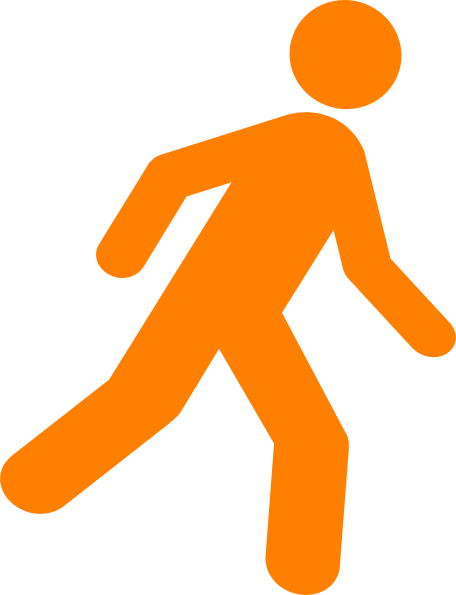 Walking Icon | Free Download Clip Art | Free Clip Art | on Clipart ...