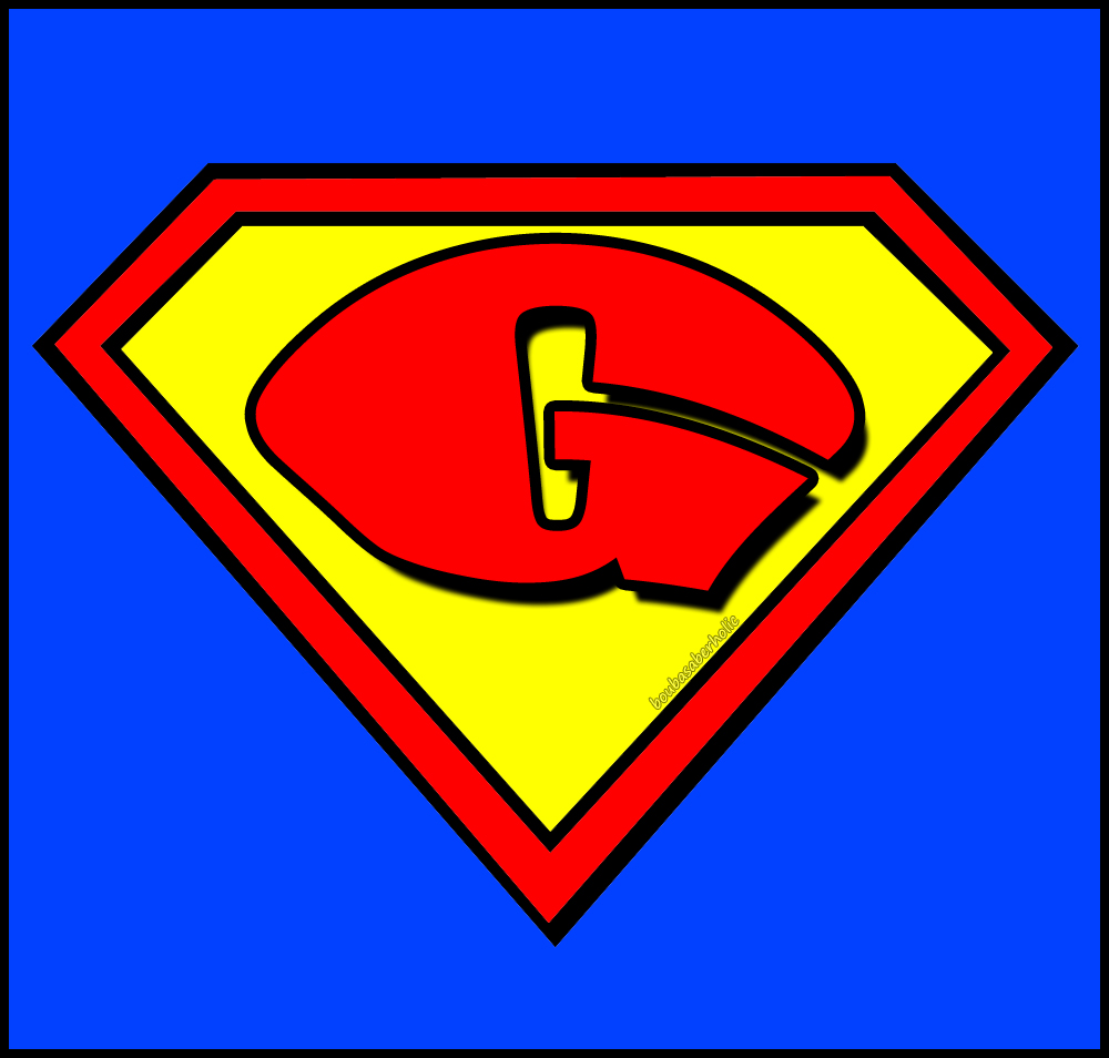 Bouba Saberholic Letters In Superman Logo Styleart4search.com ...