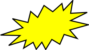 Yellow Burst Clip Art - vector clip art online ...