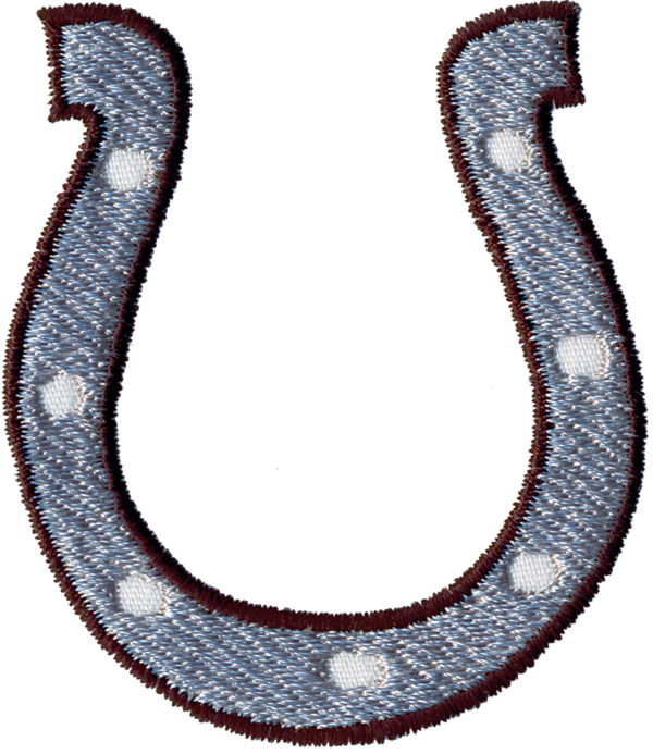 Animals Embroidery Design: Horseshoe from Grand Slam Designs
