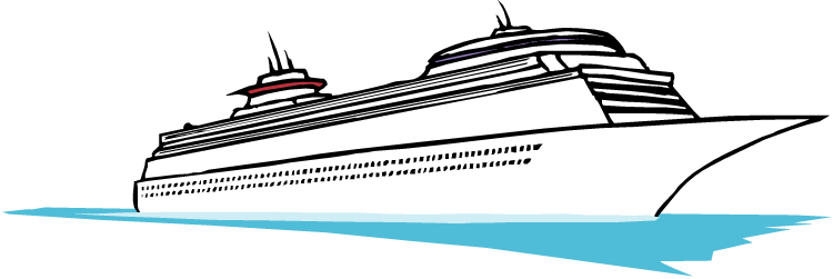 free clip art cartoon cruise ship - photo #12