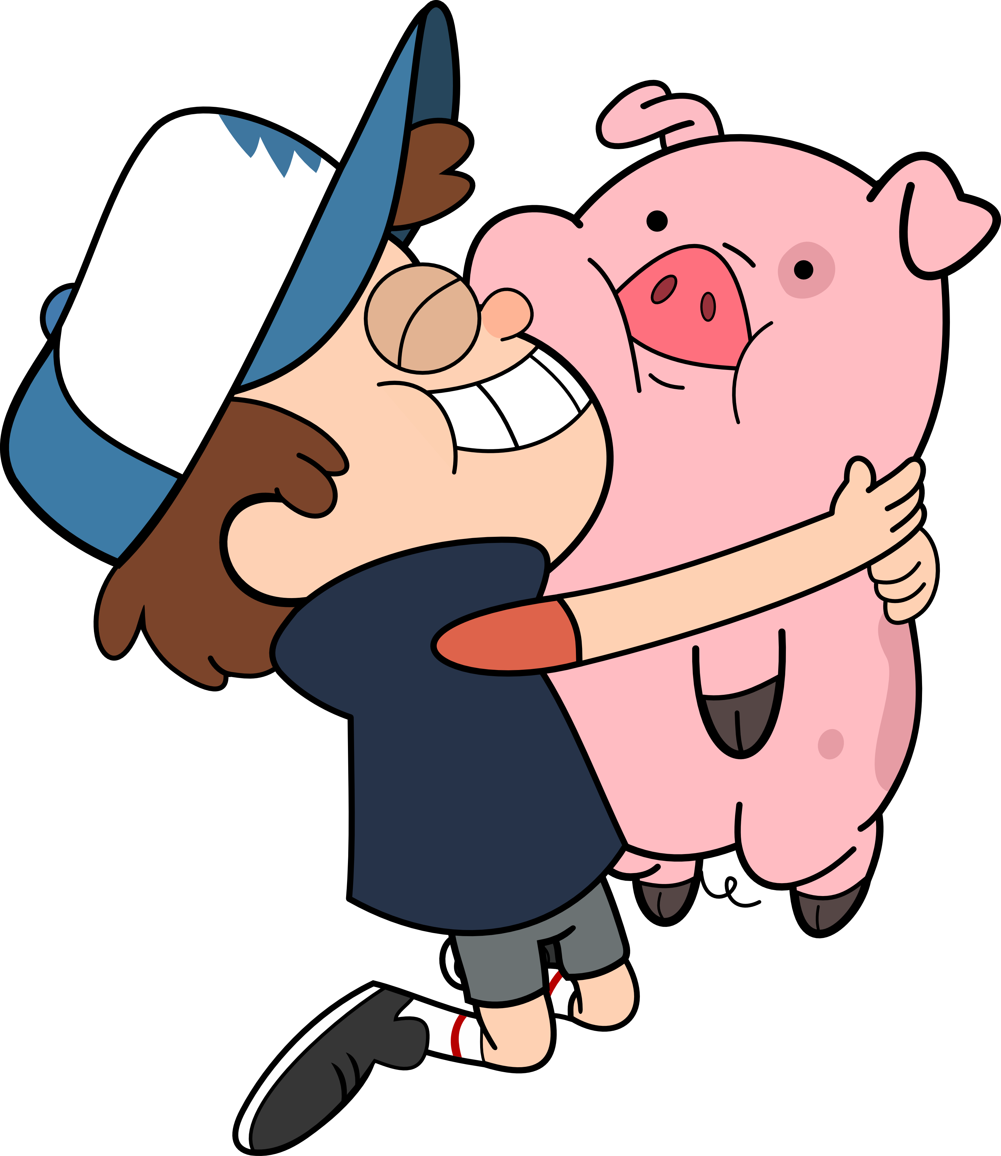 Dipper Hugging Waddles