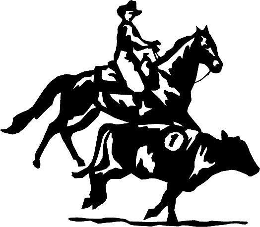 cutting horse clip art free - photo #18