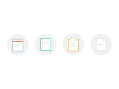 Dribbble - Document Icons by Christopher Ware