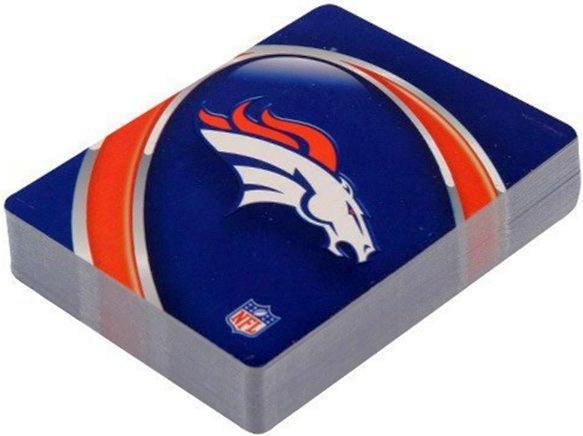 Denver Broncos NFL Team Primary Horse Head Logo Playing Cards