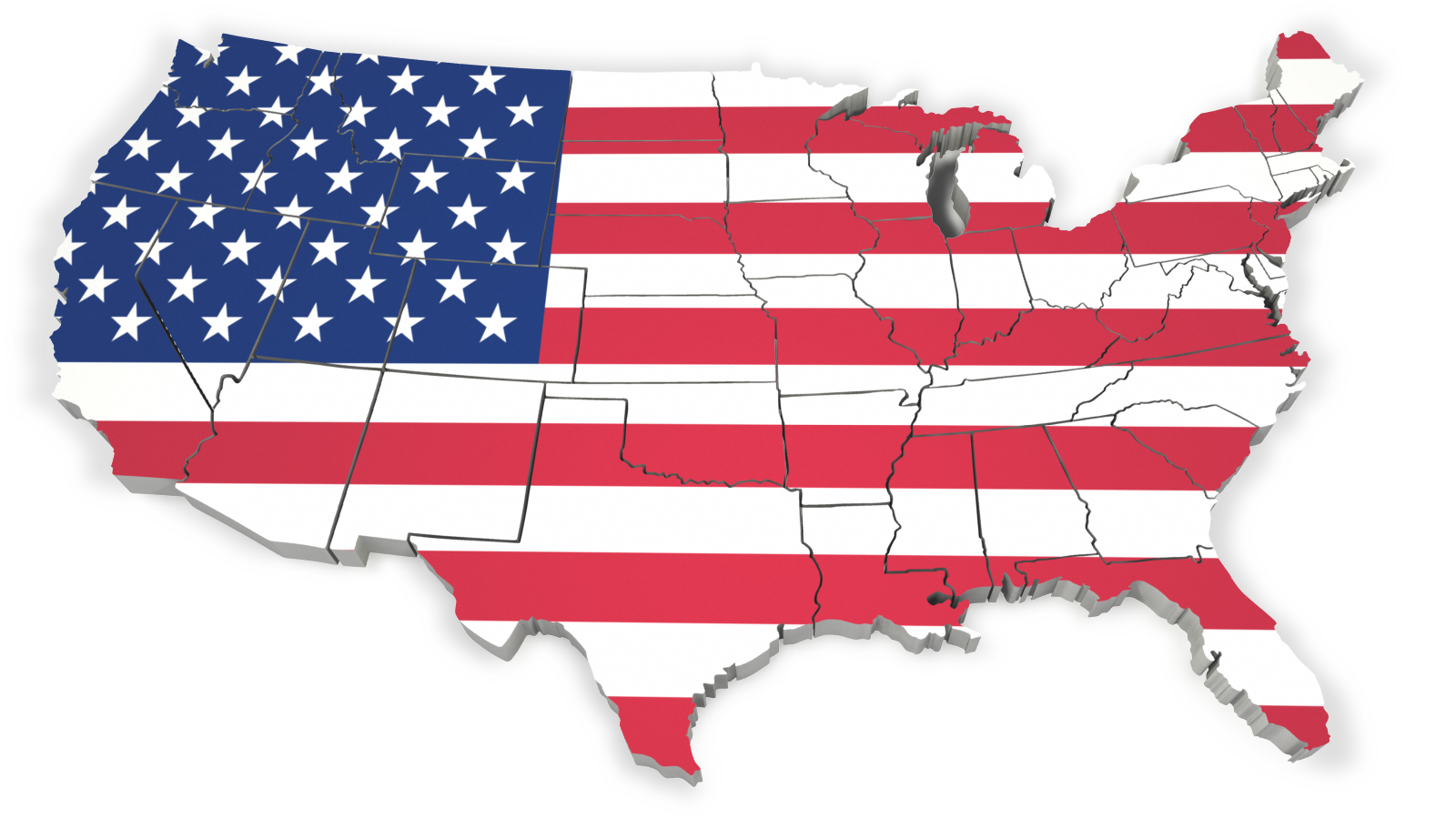 clipart of united states map outline - photo #22