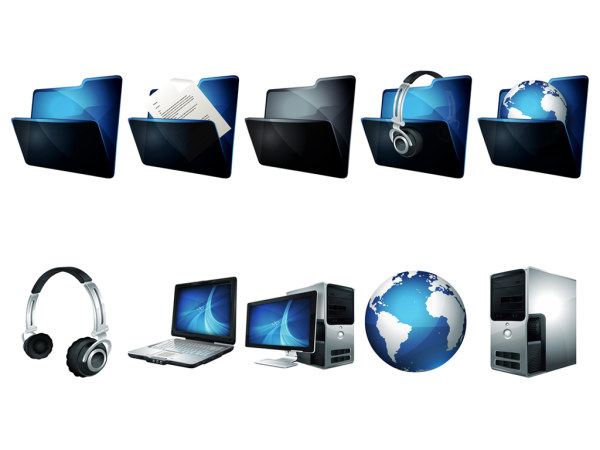 Computer system icons | Download Free Vectors