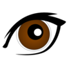 Brown Eyes P2 - vector clip art online, royalty free & public domain