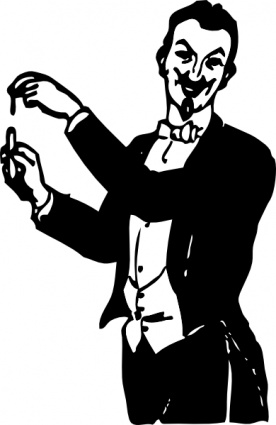 Magician Doing A Trick clip art - Download free Other vectors