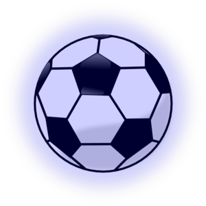 Soccer Ball - Blue Background clip art - vector clip art online ...