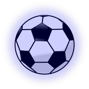 897 views Soccer Ball - Blue Background clip art - vector clip art online ...