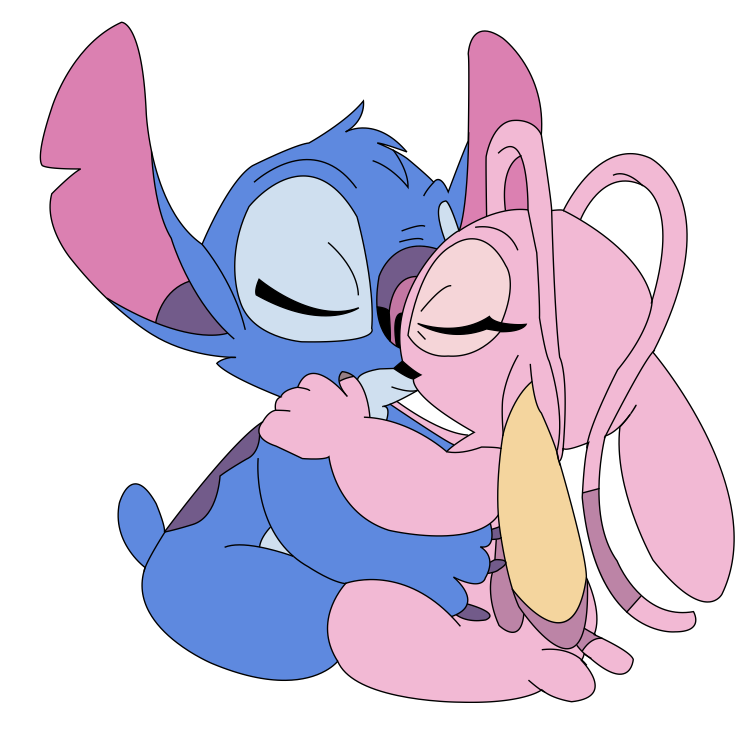 Stitch And His Girlfriend Kiss ClipArt Best.